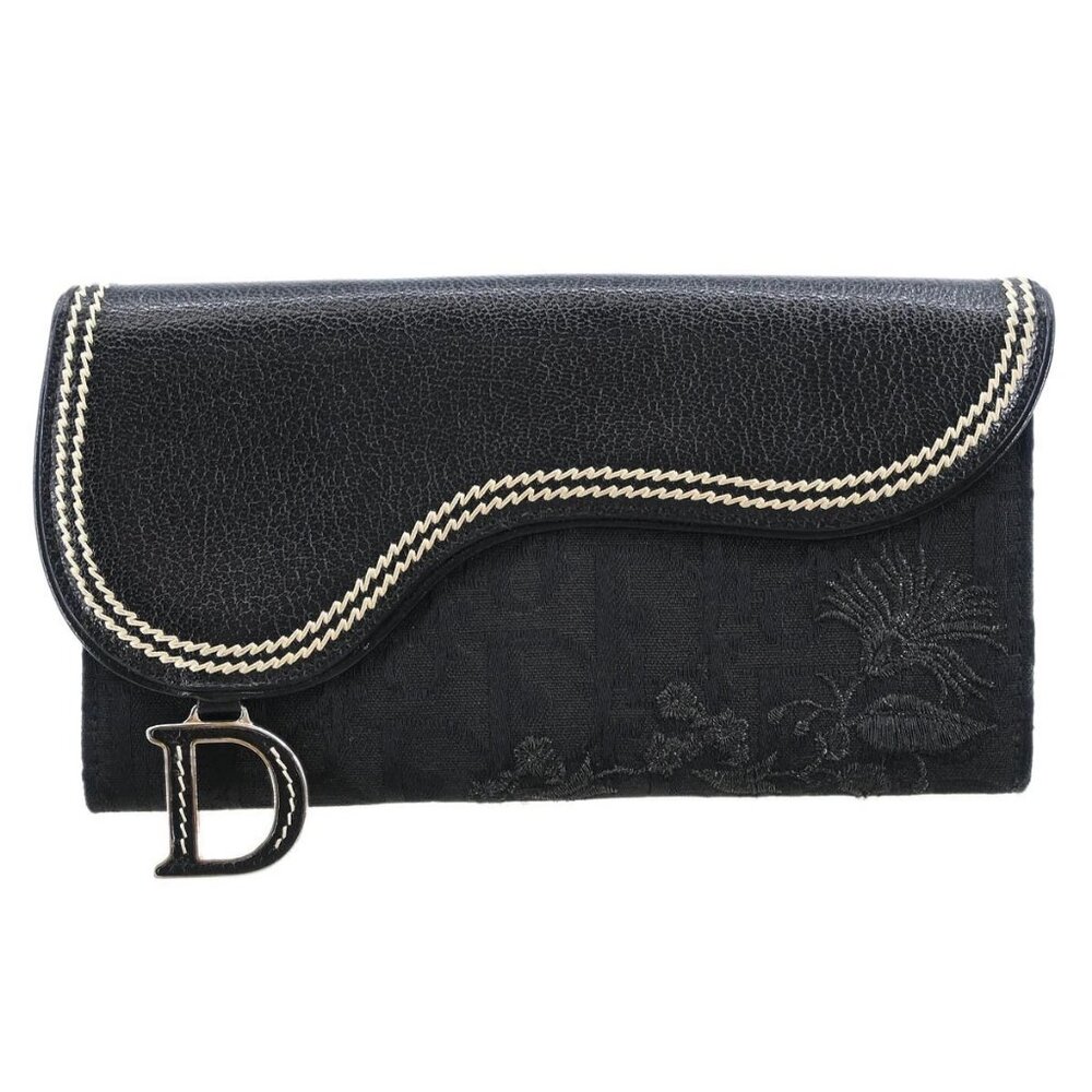 Christian Dior Black Trotter Wallet